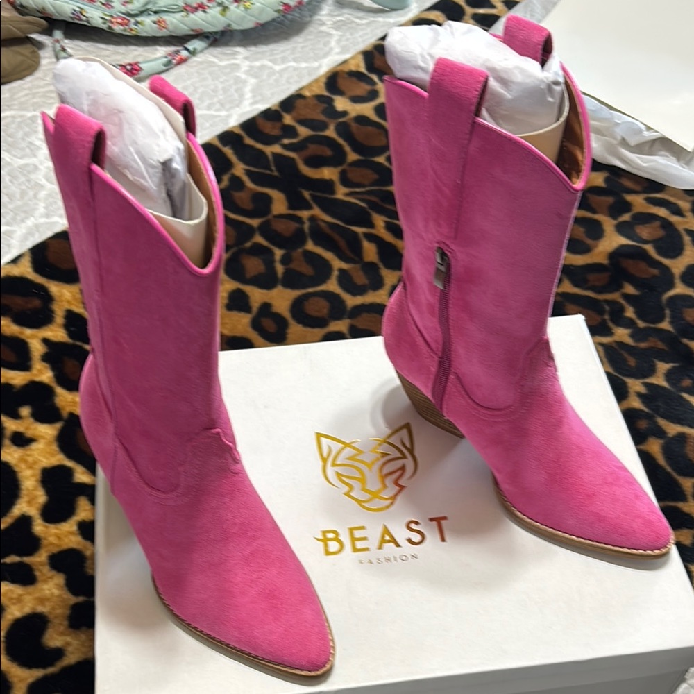Beast Fashion Pink Women's Boots
New